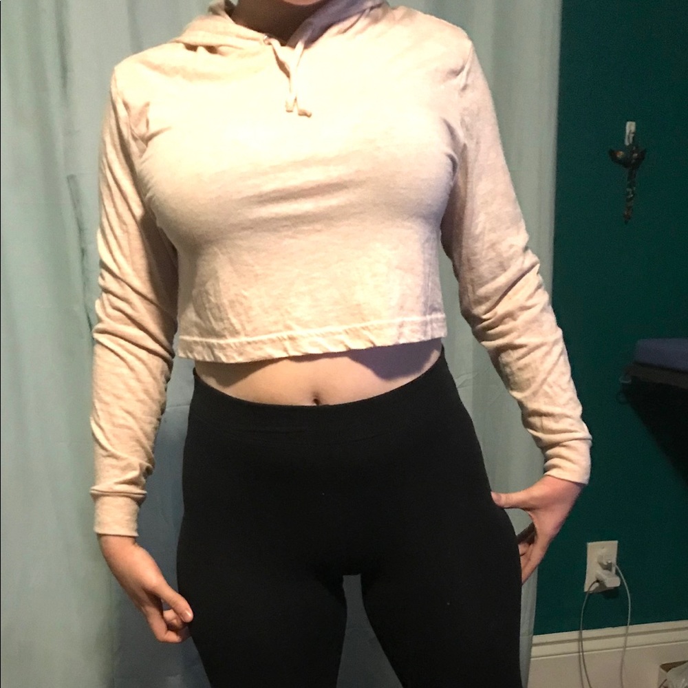 Crop top hoodie